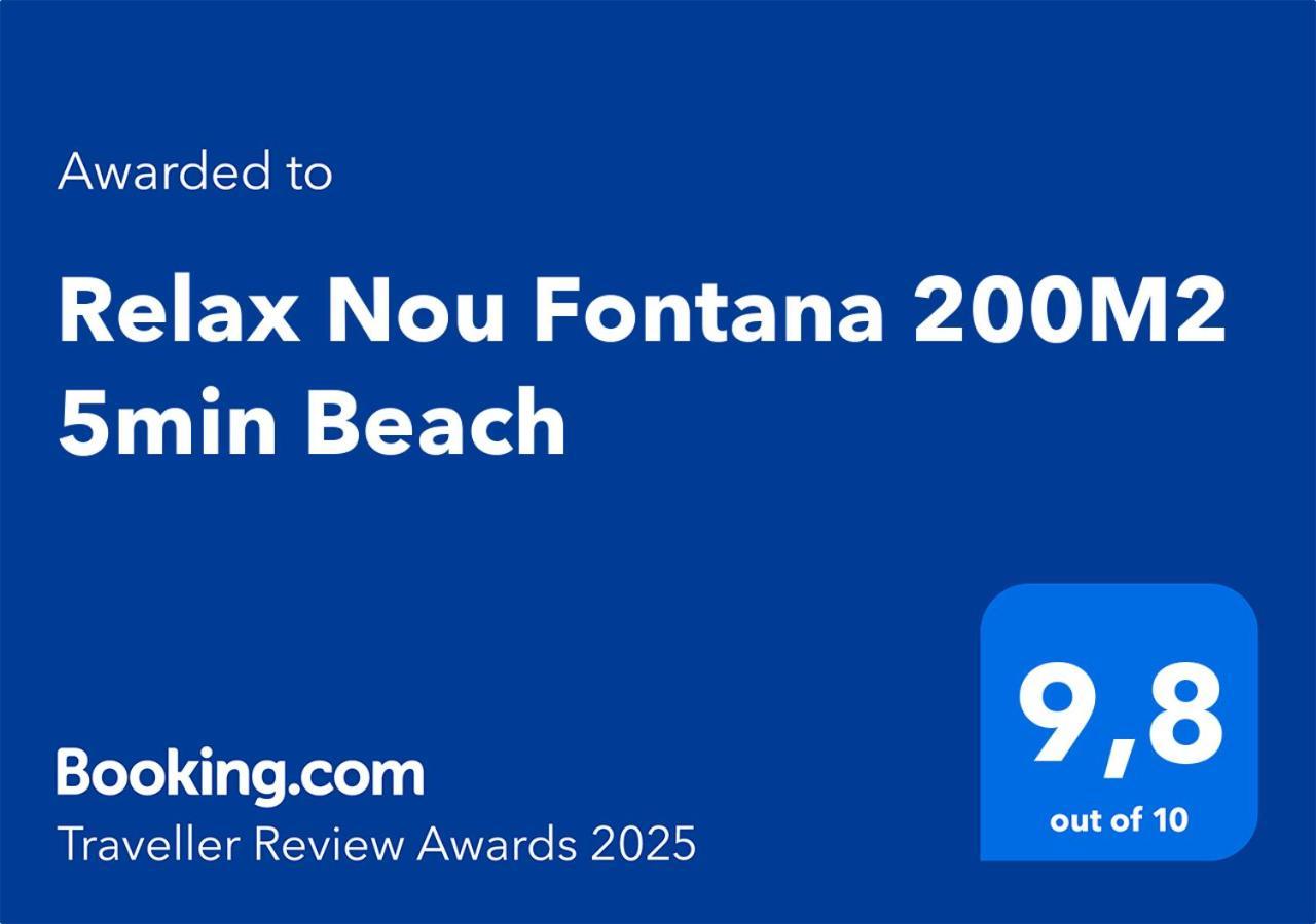 Relax Nou Fontana 200M2 5Min Beach Jávea Extérieur photo